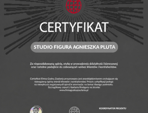 Otrzymaliśmy Certyfikat Firma Godna Zaufania 2026! Dziękujemy, że jesteście z nami